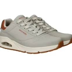 Heren Skechers Uno Stand On Air Sneakers Beige Heren