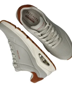 Heren Skechers Uno Stand On Air Sneakers Beige Heren
