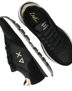 DAMES SUN68 Ally Gold Silver Sneakers Dames