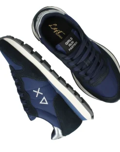 DAMES SUN68 Ally Gold Silver Sneakers Dames