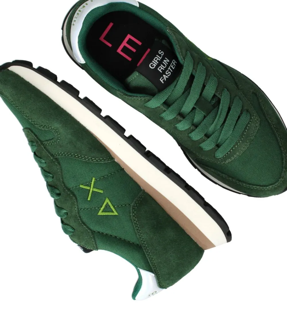 DAMES SUN68 Ally Solid Nylon Sneakers Dames