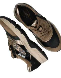 DAMES Tamaris Comfort Sneakers Bruin Dames