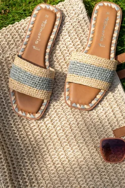 DAMES Tamaris Slippers Geel Dames