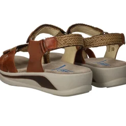 DAMES Wolky Acula Softy Wax Sandalen Bruin Dames