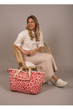 DAMES Zebra Tas Roze Dames