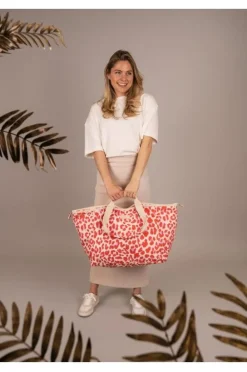 DAMES Zebra Tas Roze Dames